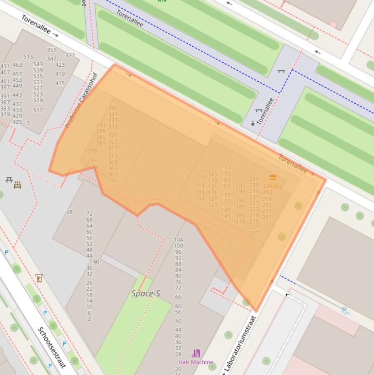 Kaart van postcodegebied 5617BR.