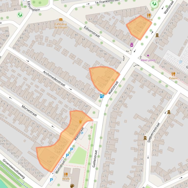 Kaart van postcodegebied 5621AK.
