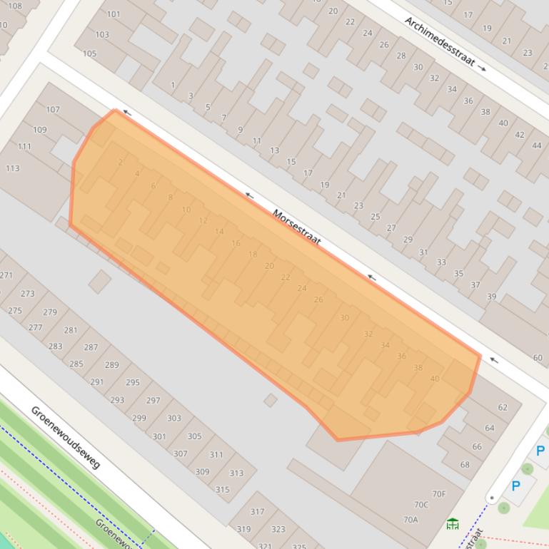 Kaart van postcodegebied 5621AM.