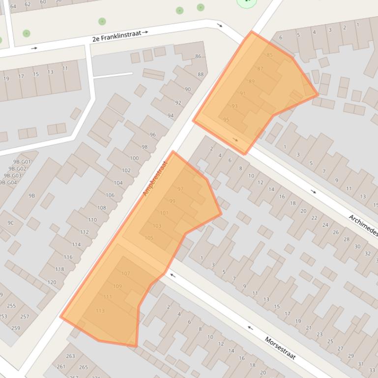 Kaart van postcodegebied 5621AN.
