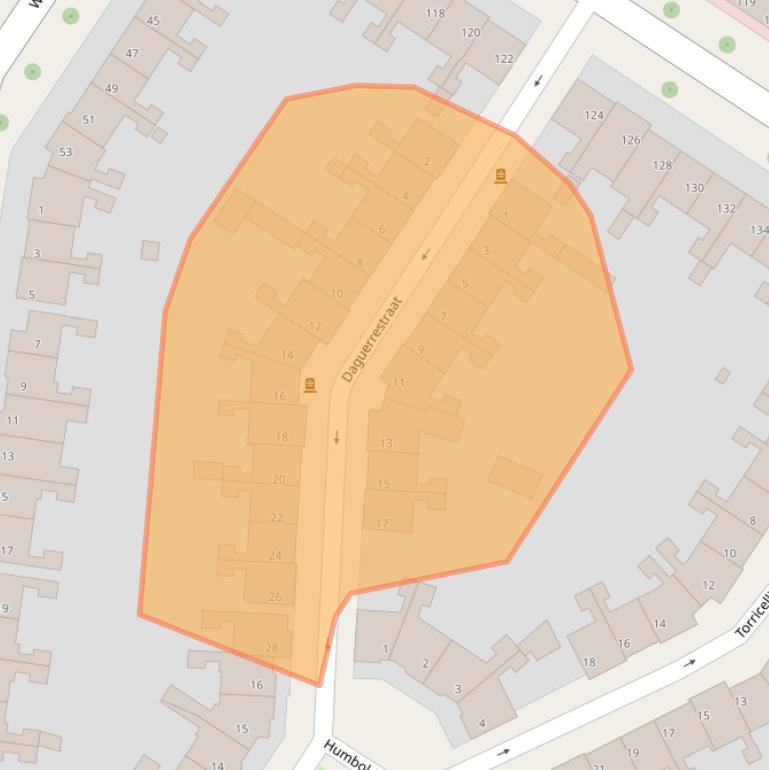 Kaart van postcodegebied 5621AT.