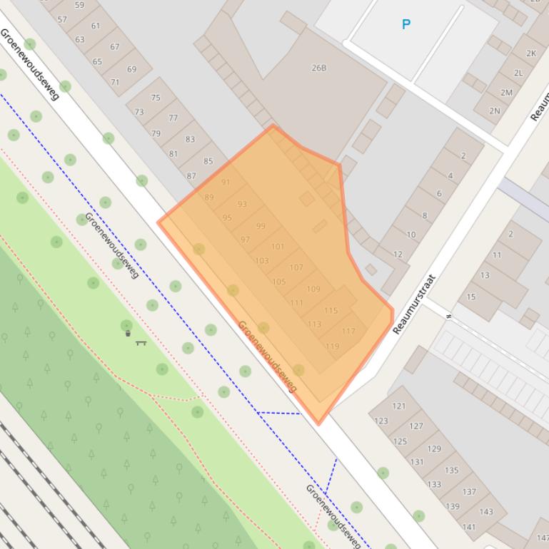 Kaart van postcodegebied 5621BC.