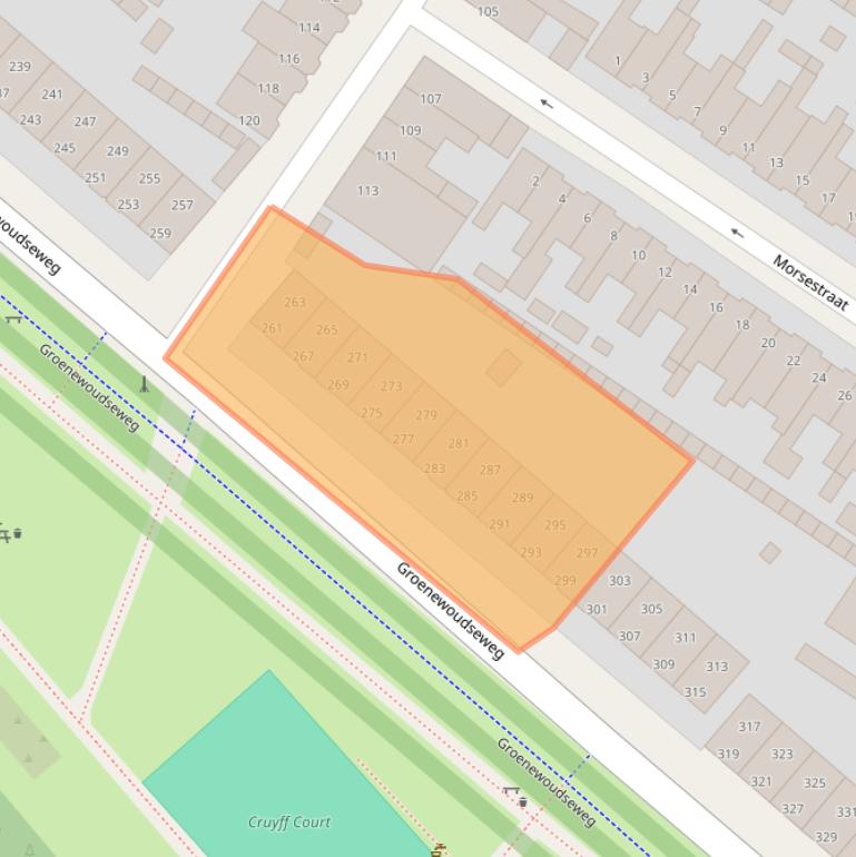 Kaart van postcodegebied 5621BK.