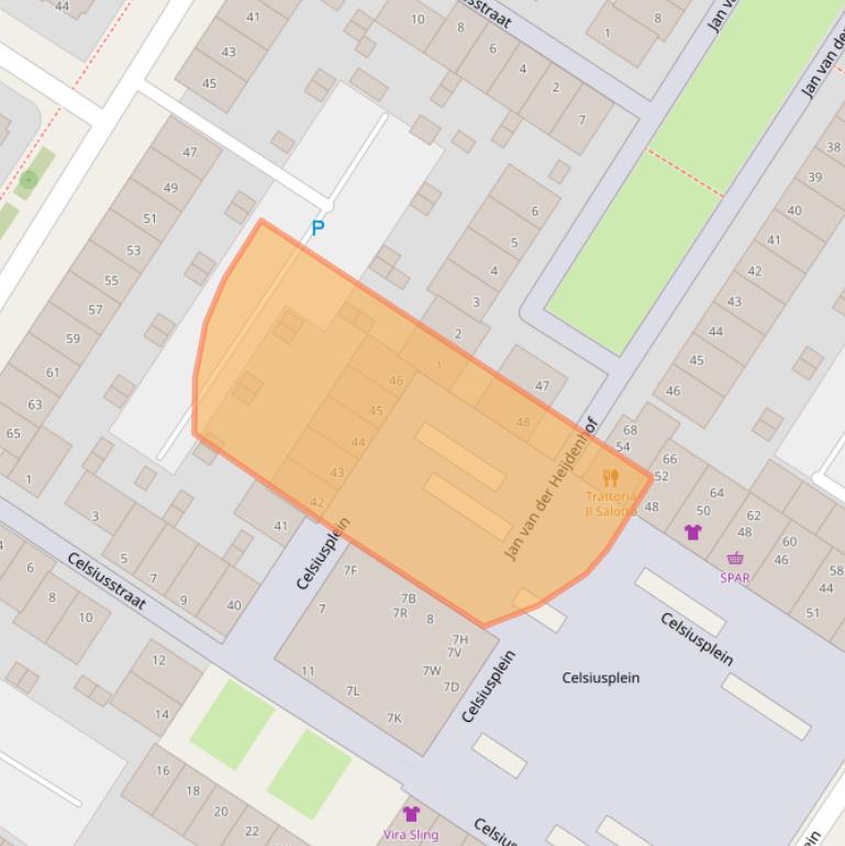 Kaart van postcodegebied 5621BR.