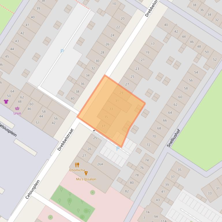 Kaart van postcodegebied 5621CH.