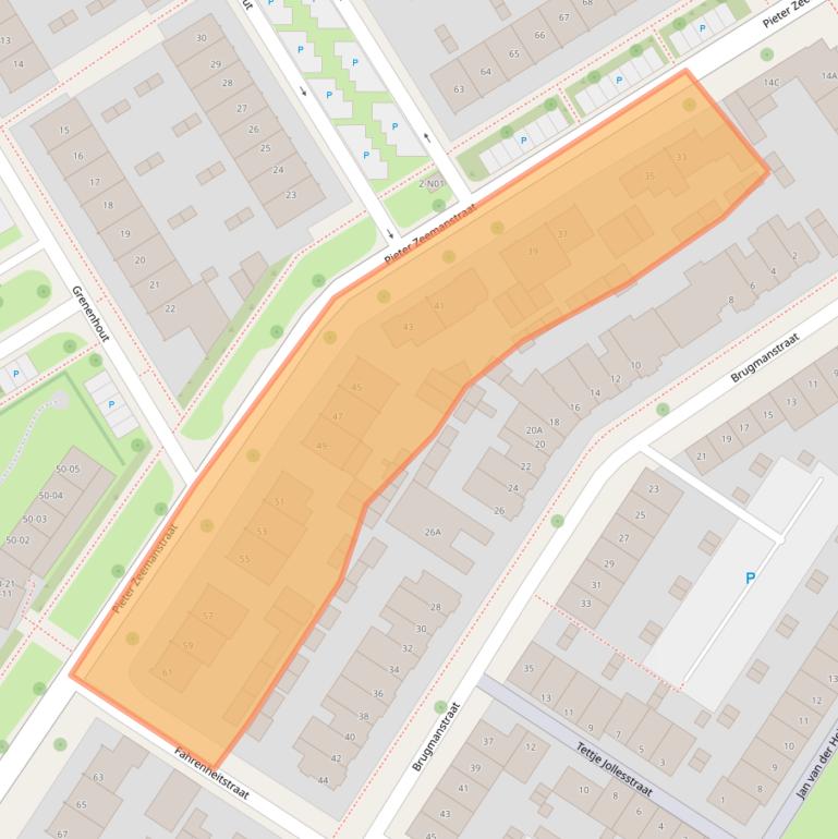 Kaart van postcodegebied 5621CR.