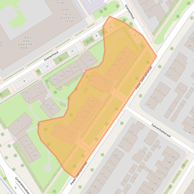 Kaart van postcodegebied 5621CT.