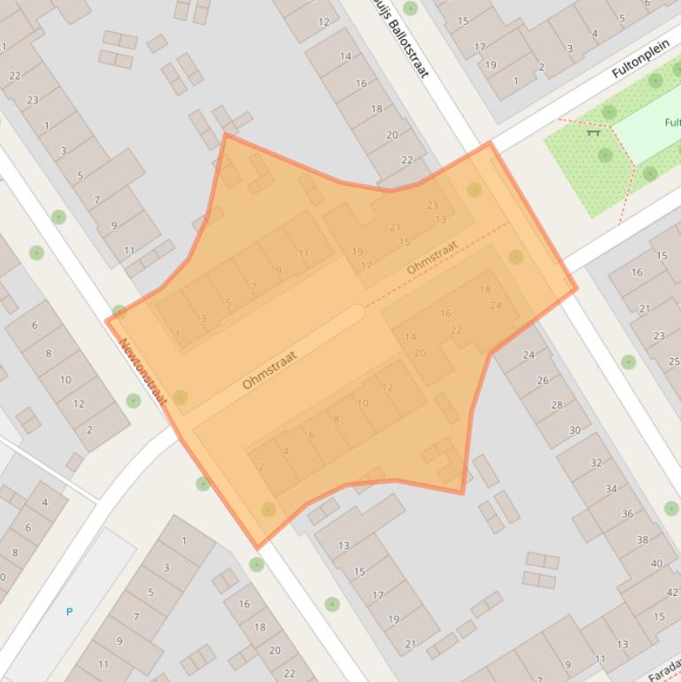 Kaart van postcodegebied 5621CW.