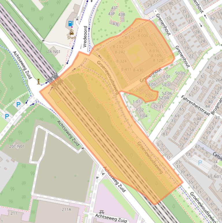 Kaart van postcodegebied 5621DA.