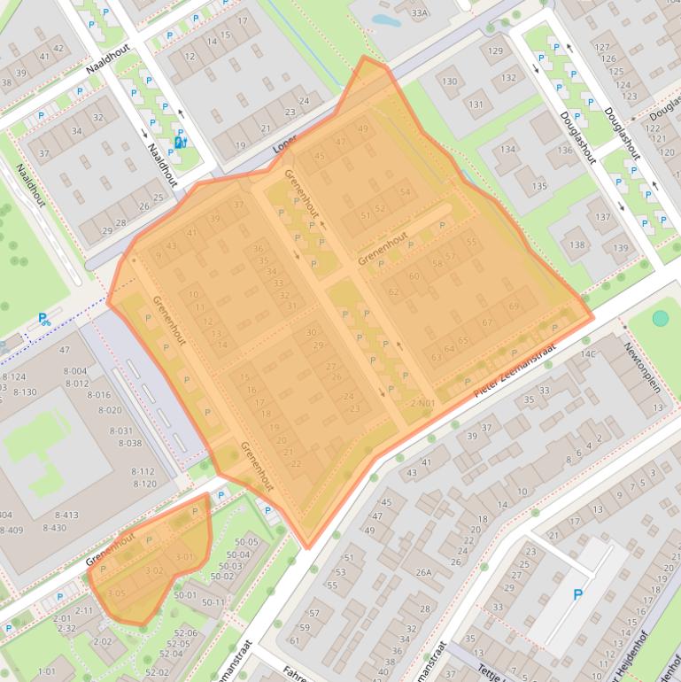 Kaart van postcodegebied 5621DB.
