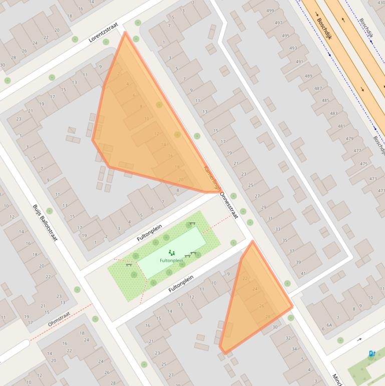 Kaart van postcodegebied 5621EM.