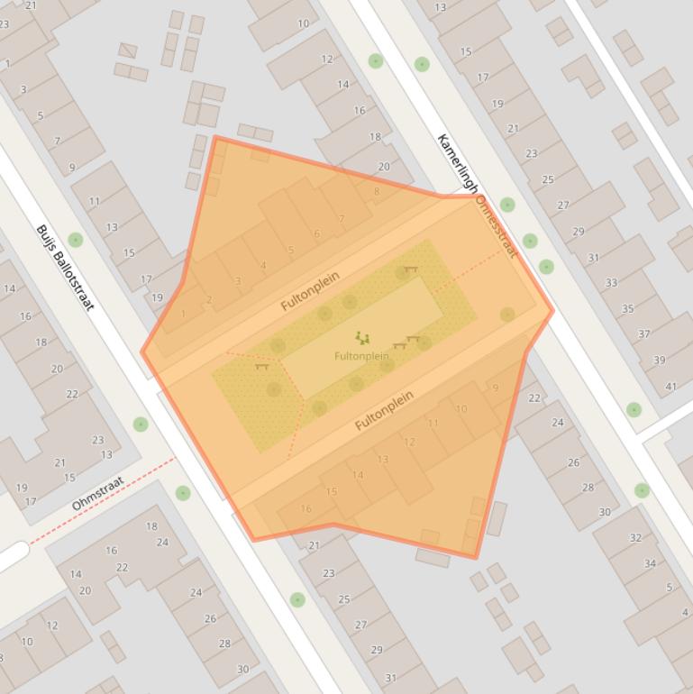 Kaart van postcodegebied 5621EV.