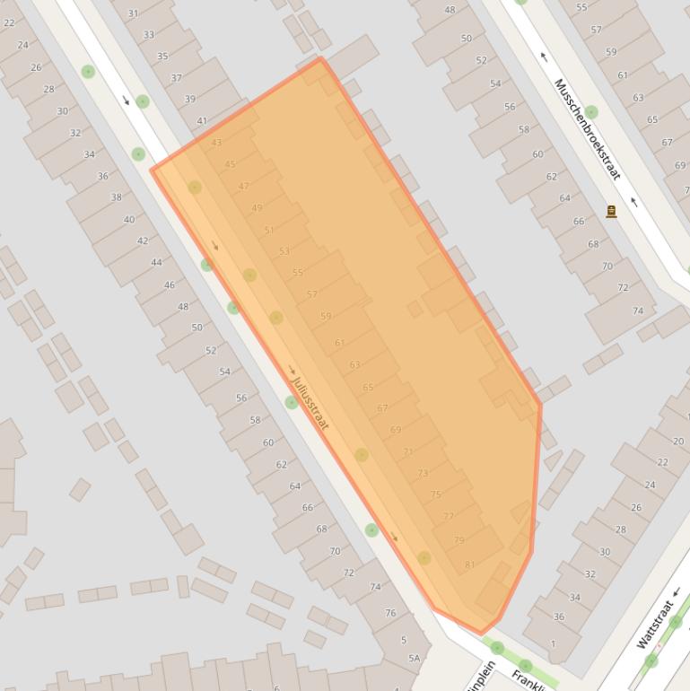 Kaart van postcodegebied 5621GC.