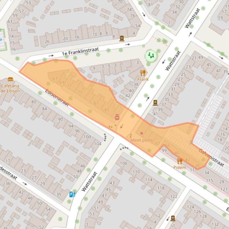 Kaart van postcodegebied 5621HL.