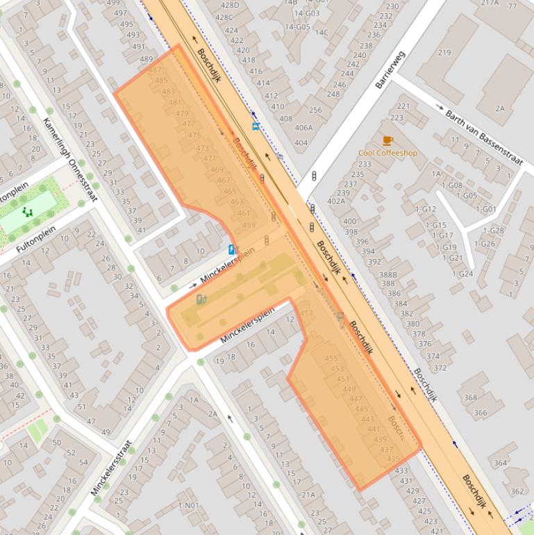 Kaart van postcodegebied 5621JD.