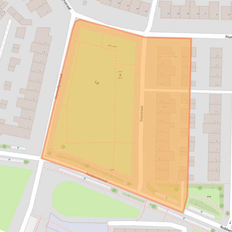 Kaart van postcodegebied 5622AS.