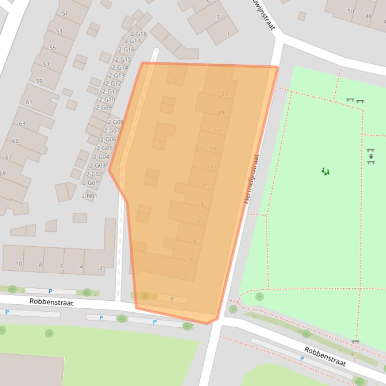 Kaart van postcodegebied 5622AT.