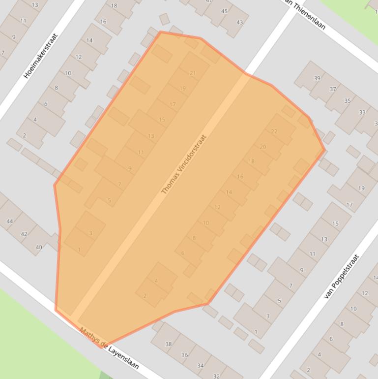 Kaart van postcodegebied 5622BK.