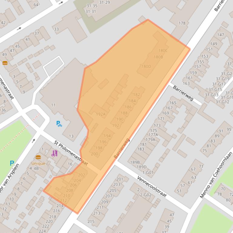 Kaart van postcodegebied 5622CR.