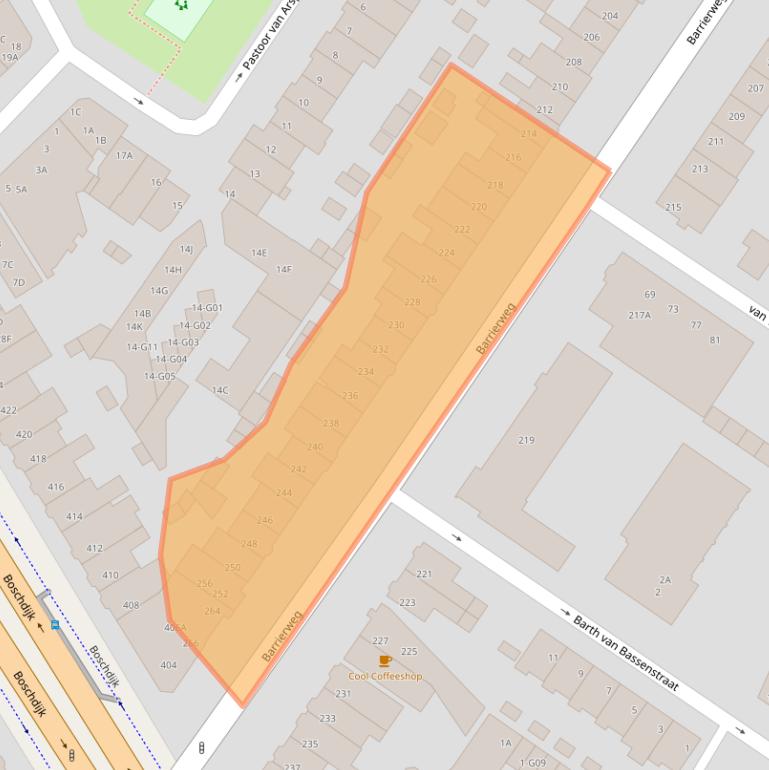 Kaart van postcodegebied 5622CS.