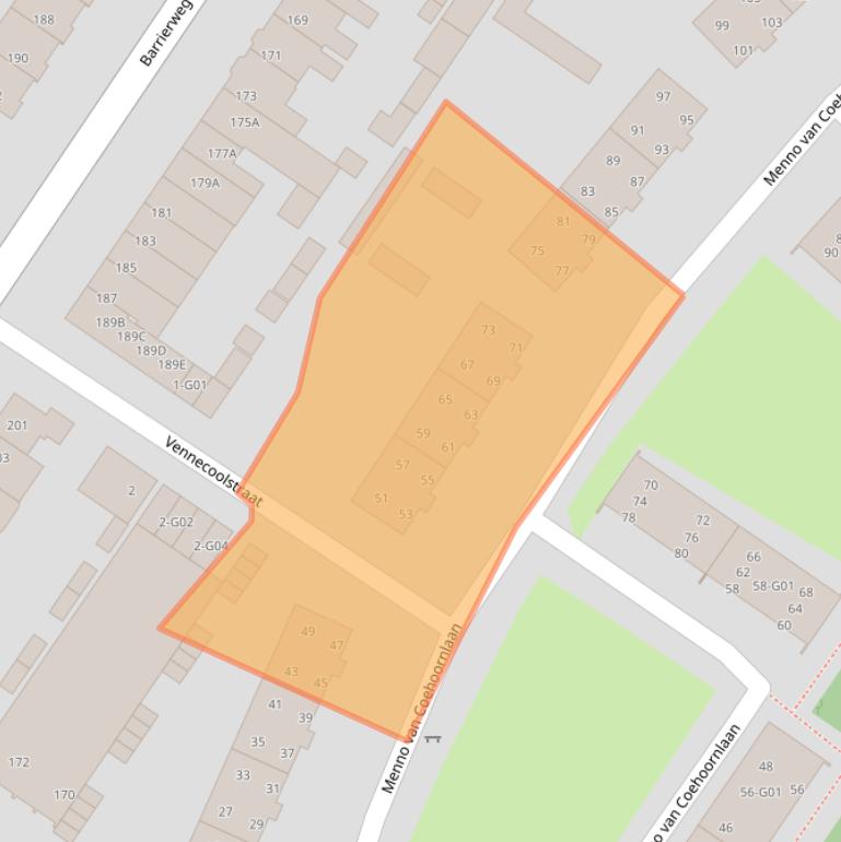 Kaart van postcodegebied 5622DB.