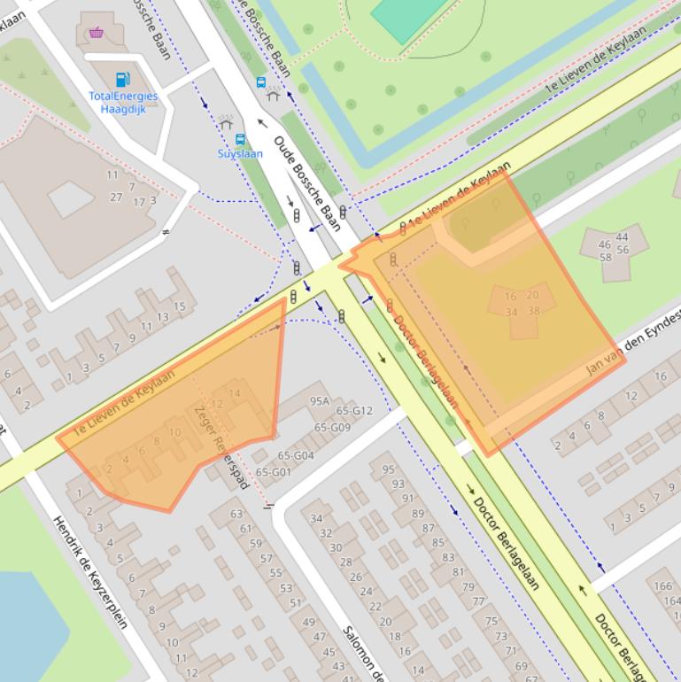 Kaart van postcodegebied 5622GD.