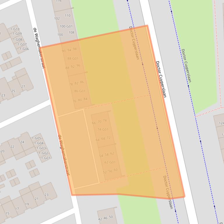 Kaart van postcodegebied 5622JH.