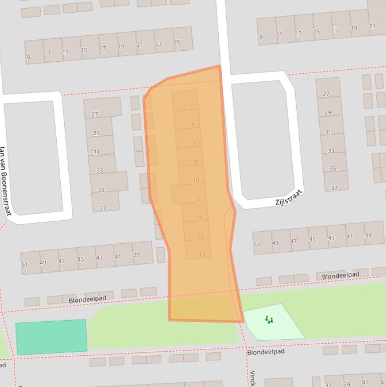 Kaart van postcodegebied 5623BS.
