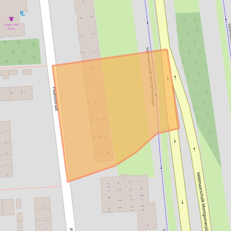 Kaart van postcodegebied 5623CD.