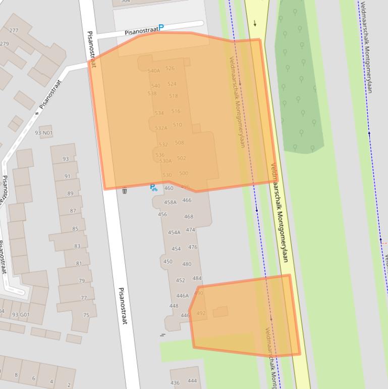 Kaart van postcodegebied 5623CW.