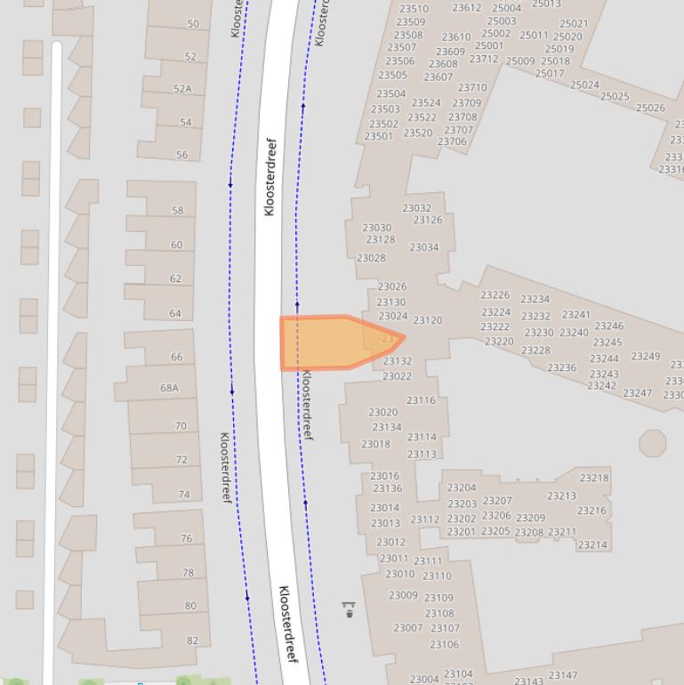 Kaart van postcodegebied 5623DA.