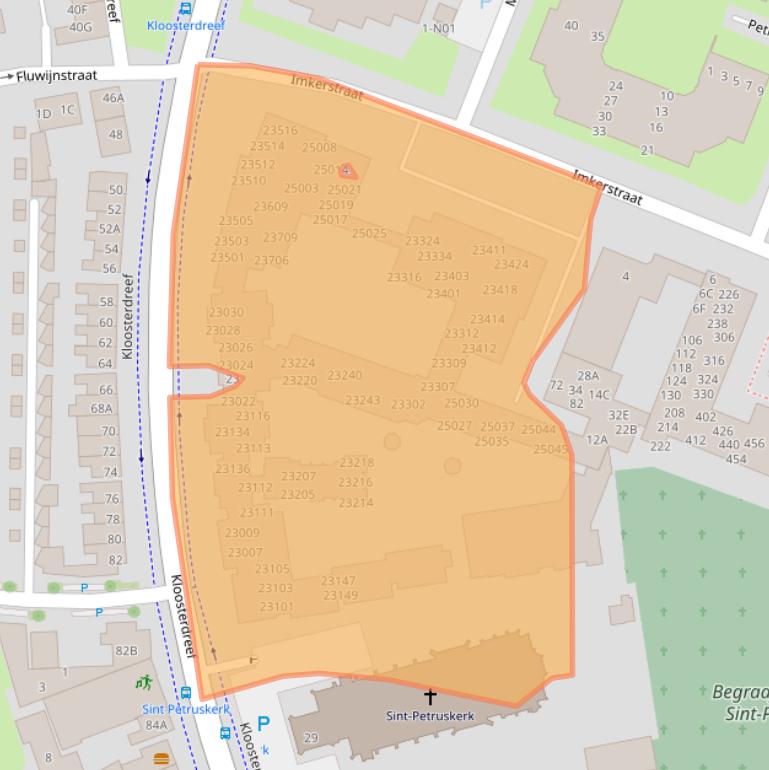 Kaart van postcodegebied 5623DS.