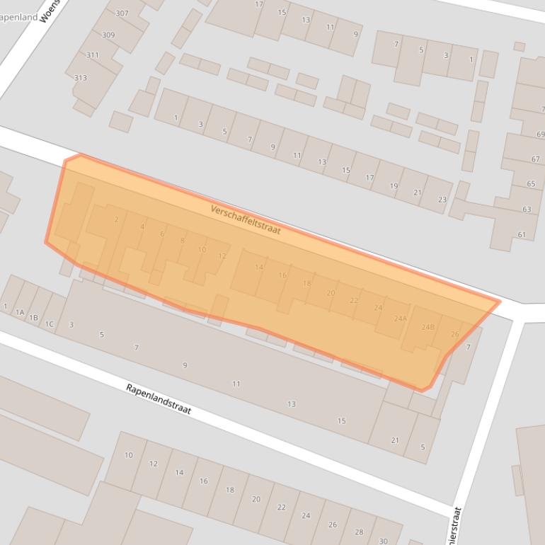 Kaart van postcodegebied 5623ET.
