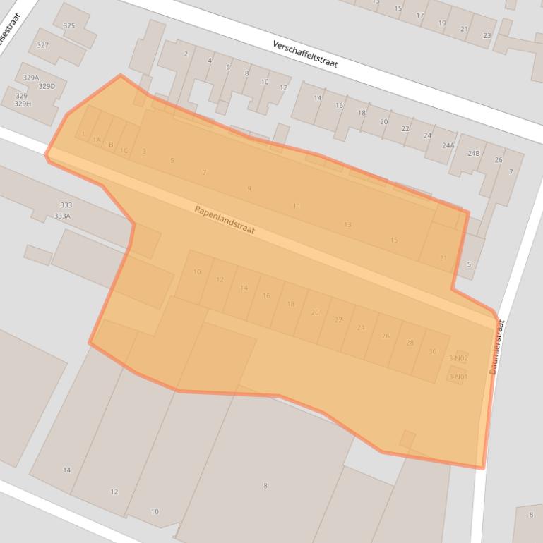 Kaart van postcodegebied 5623EW.