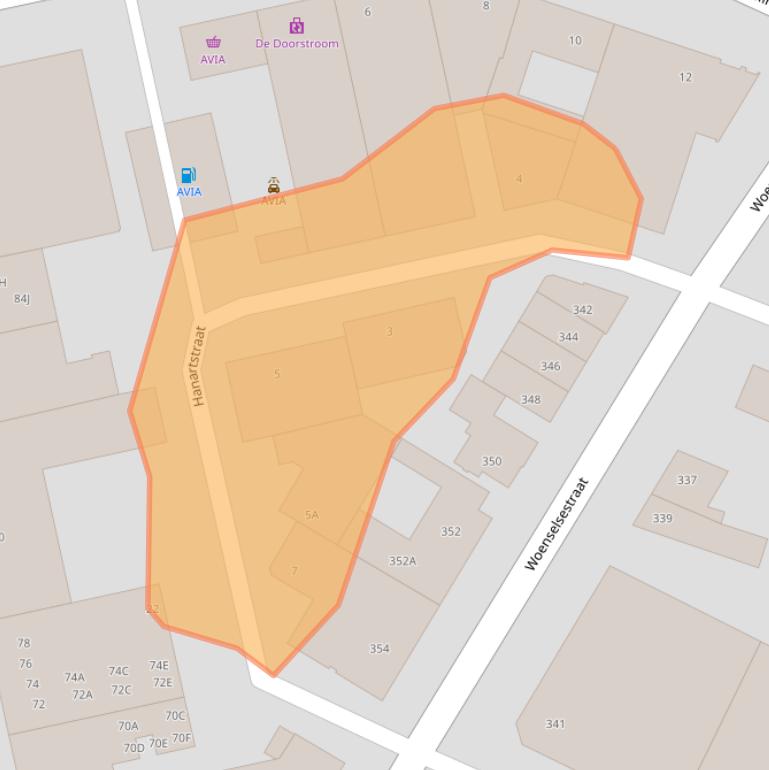 Kaart van postcodegebied 5623EZ.