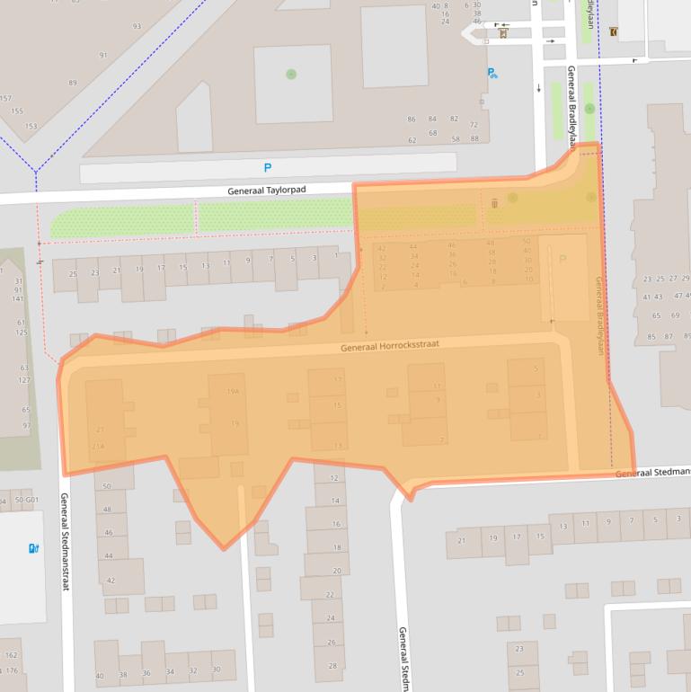 Kaart van postcodegebied 5623GA.