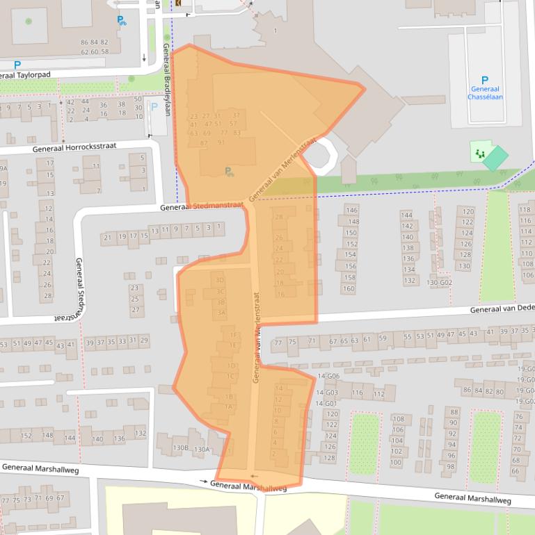 Kaart van postcodegebied 5623GC.