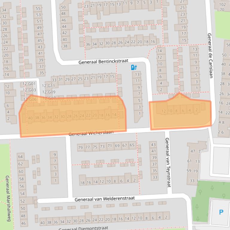 Kaart van postcodegebied 5623GS.