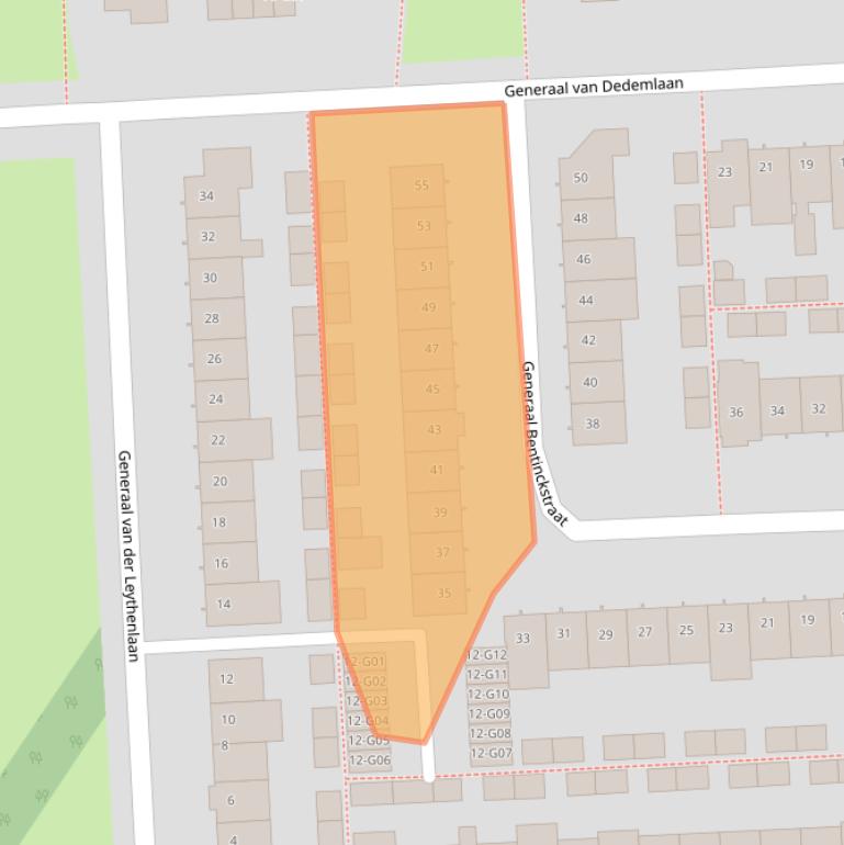 Kaart van postcodegebied 5623GW.