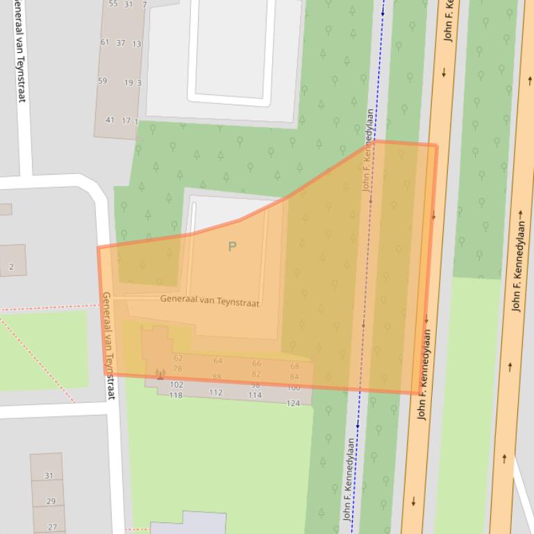 Kaart van postcodegebied 5623HP.