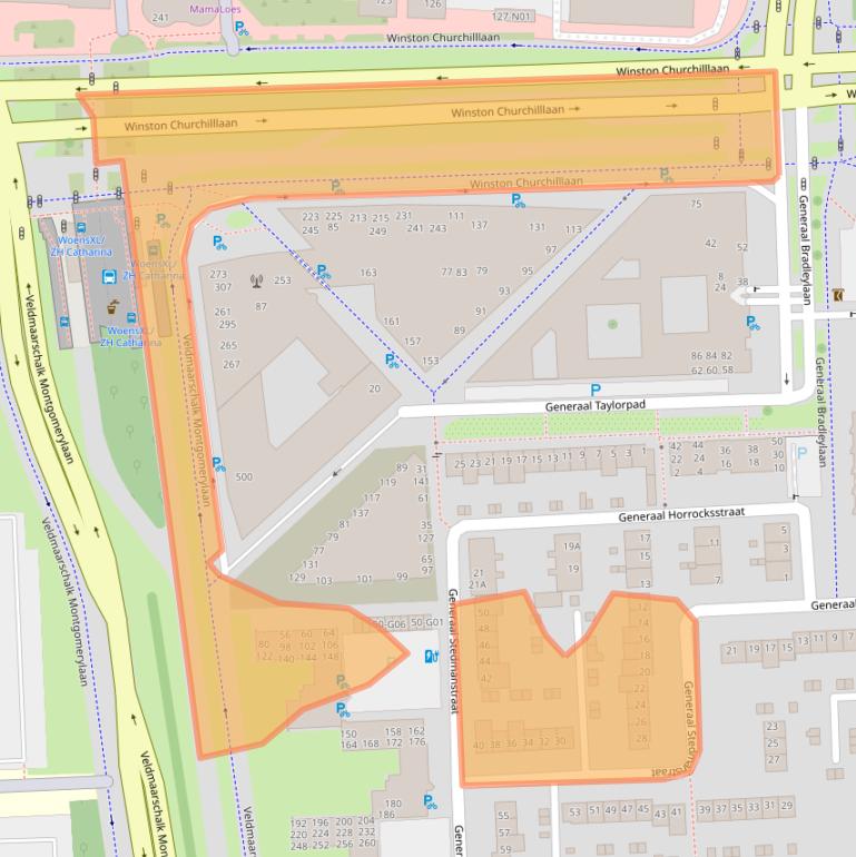 Kaart van postcodegebied 5623HX.