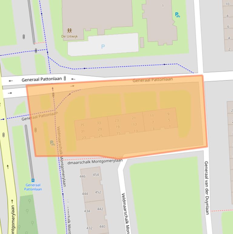 Kaart van postcodegebied 5623KA.