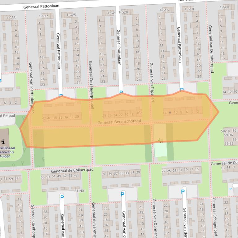 Kaart van postcodegebied 5623KK.