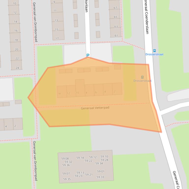 Kaart van postcodegebied 5623KL.