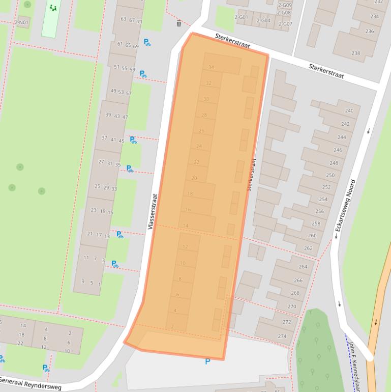 Kaart van postcodegebied 5623MC.