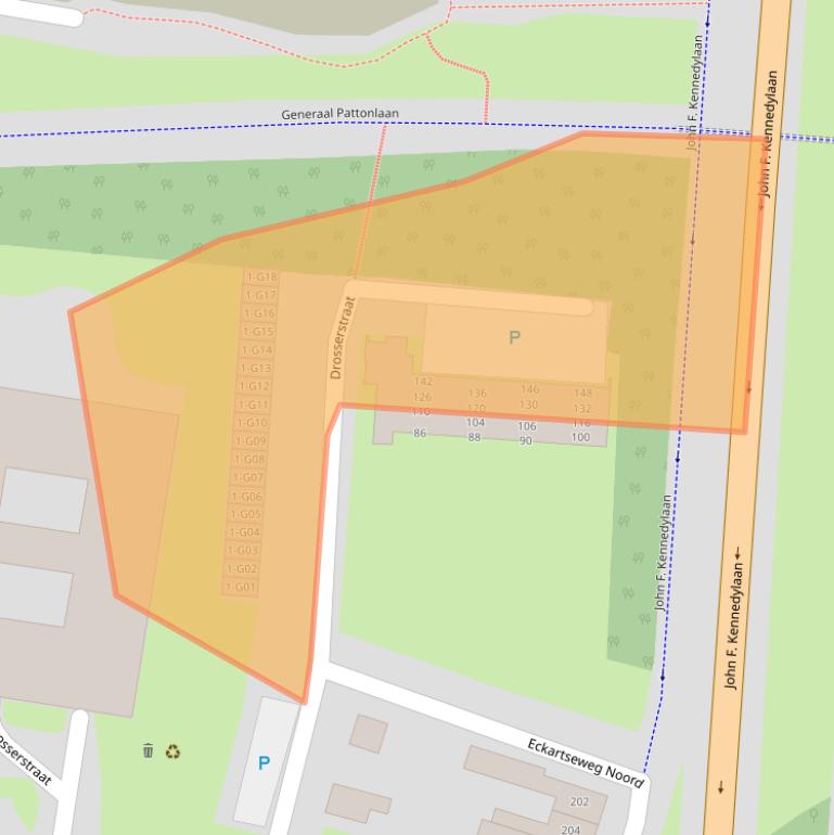 Kaart van postcodegebied 5623MJ.