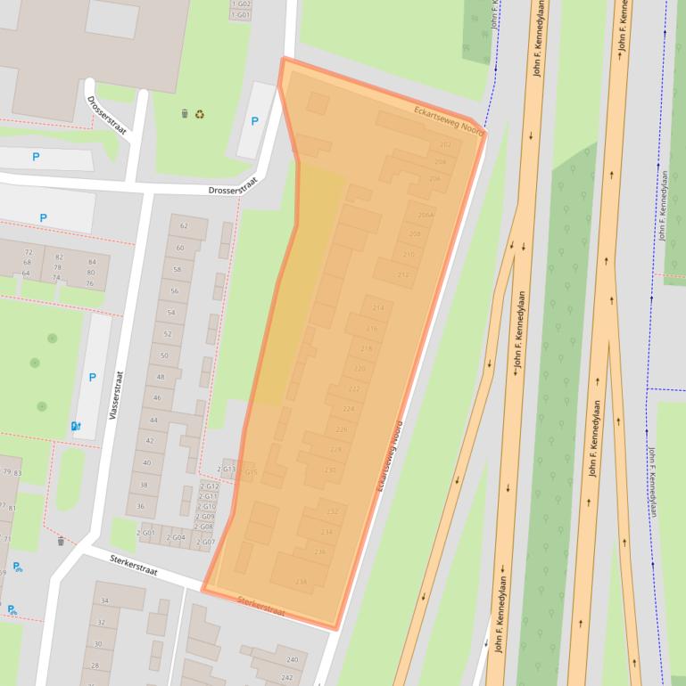 Kaart van postcodegebied 5623MN.