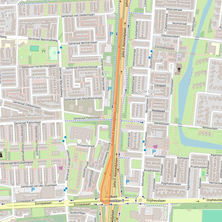 Kaart van postcodegebied 5623MS.