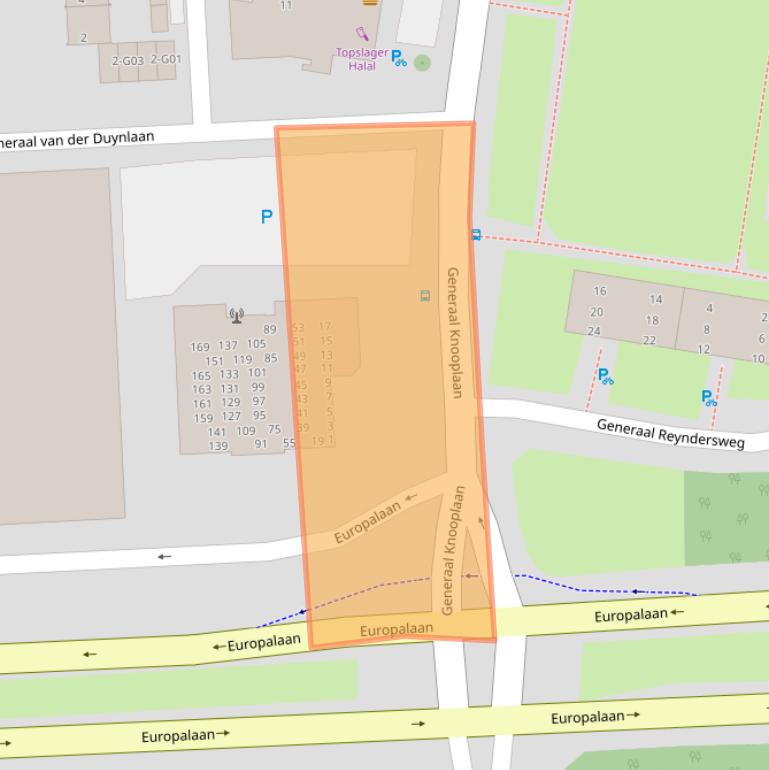 Kaart van postcodegebied 5623MT.