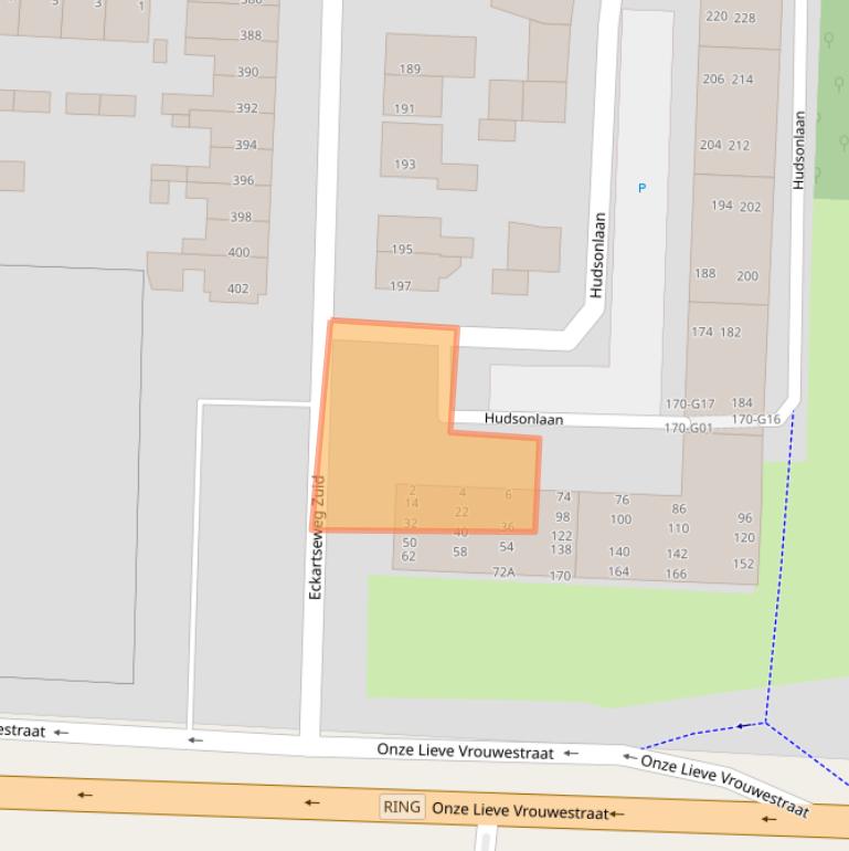 Kaart van postcodegebied 5623NA.